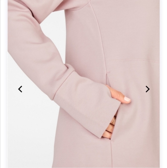 Fabletics Zaylee Funnel Neck Size Small Light Pink Super Soft - Picture 3 of 12